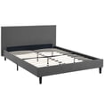 thumbnail image 2 of Modway Anya Queen Modern Style Polyester Fabric Bed in Gray Finish, 2 of 5