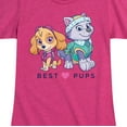 thumbnail image 3 of Paw Patrol - Besties Pups - Toddler And Youth Girls Short Sleeve Graphic T-Shirt, 3 of 6