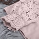 thumbnail image 5 of Tops de manga larga,Camisa de encaje para mujer, elegante blusa de cuello redondo, manga larga abotonada, mezcla de poliéster, ropa informal, sopatenor, 5 of 9