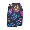 thumbnail image 5 of Men’s Sleep Shorts Relaxed Fit Lounge Pants with Pockets Mens Pajama Loungewear Home Wear Comfort Cartoon Smiling Faces XX-Large, 5 of 7