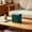 Green-GN, variant on MMJ Tissue Box Holder Leather Square Striped Decorative Napkin Case for Living Room Coffee Table 5.51x5.51in