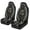 3D Pug, variant on Yuyamidu 2 Pcs Car Seat Covers Set Cute Ladybug Vehicle Front Seat Protection Daisy Auto Interior Accessories Universal fit Most Car SUV Van Truck