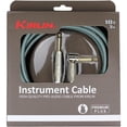 thumbnail image 2 of Kirlin Premium Plus Straight to Right Angle Instrument Cable - Olive Green Woven Jacket, 10 ft., 2 of 2