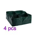 thumbnail image 1 of Divididas, contenedor de plantación cuadrado, bolsa de cultivo, tela de PE, plantas, flores, verduras, maceta, maceta, cama de jardín elevada, 4 Uds. 4 rejillas Vogacara HA0845-00*4, 1 of 6