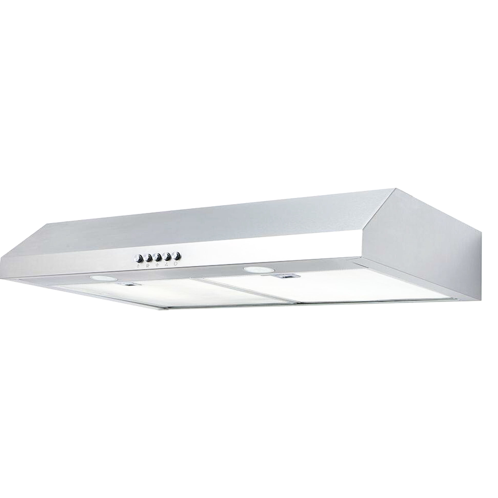 Vissani Caprelo 30-Inch Under Cabinet Range Hood, 320 CFM, Stainless Steel, Convertible Ducted/Ductless Vent, LED Lighting, Quiet 3-Speed Fan, Charcoal Filter Included