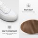 thumbnail image 2 of Zapatillas Casual de Plataforma Ancha para Mujer DREAM PAIRS en Blanco, 2 of 7
