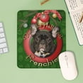 thumbnail image 3 of CafePress - Deckhalls_Frenchies_Teal Mousepad - Non-slip Rubber Mousepad, Gaming Mouse Pad, 3 of 5