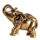 thumbnail image 5 of Figura Feng Shui con forma de trompa de elefante, estatua decorativa de latón con acento de mascota. Afortunado, 5 of 9