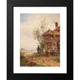 thumbnail image 2 of Anton Doll 19x24 Black Modern Framed Museum Art Print Titled - Rest in Front of the Inn, 2 of 5