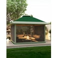 thumbnail image 2 of M optimized 13x13FT Pop Up Gazebo Outdoor Canopy Shelter with Mosquito Netting 4 Stanbags Instant Gazebo Tent for Lawn, Garden, Backyard, Deck, 2 of 7