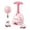 Pink A8, variant on Car Toy Set, 2-in-1 Balloon Powered Kids Car Toy Set, Air Powered with Manual Pump & Easy to Assemble, Fun Racing Toy, Indoor, Outdoor, Playroom & Yard