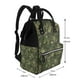 thumbnail image 2 of Disketp Green Camouflage Skull Mochila de Pañales de Gran Capacidad con Múltiples Bolsillos, Mochila de Viaje Multifuncional para Bebé, Unisex, Moderna y Resistente, 2 of 6