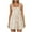 White, variant on GEWSEY Women's Square Neck Ruffle Hem Mini Dress Ruched Waist Short Party Dresses White, S