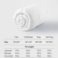 thumbnail image 2 of DWR Twin Sized 68 x 90 Inch Breathable Duvet Insert for All Season Bedding, 2 of 9