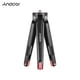 thumbnail image 1 of Trípode Andoer Mini Handheld Travel Desktop Trípode Soporte para cámara Soporte para cámara Aleación de aluminio 11Lbs Capacidad de carga para DSLR Smartphone Cámara de deportes de acción Andoer Trípode, 1 of 6