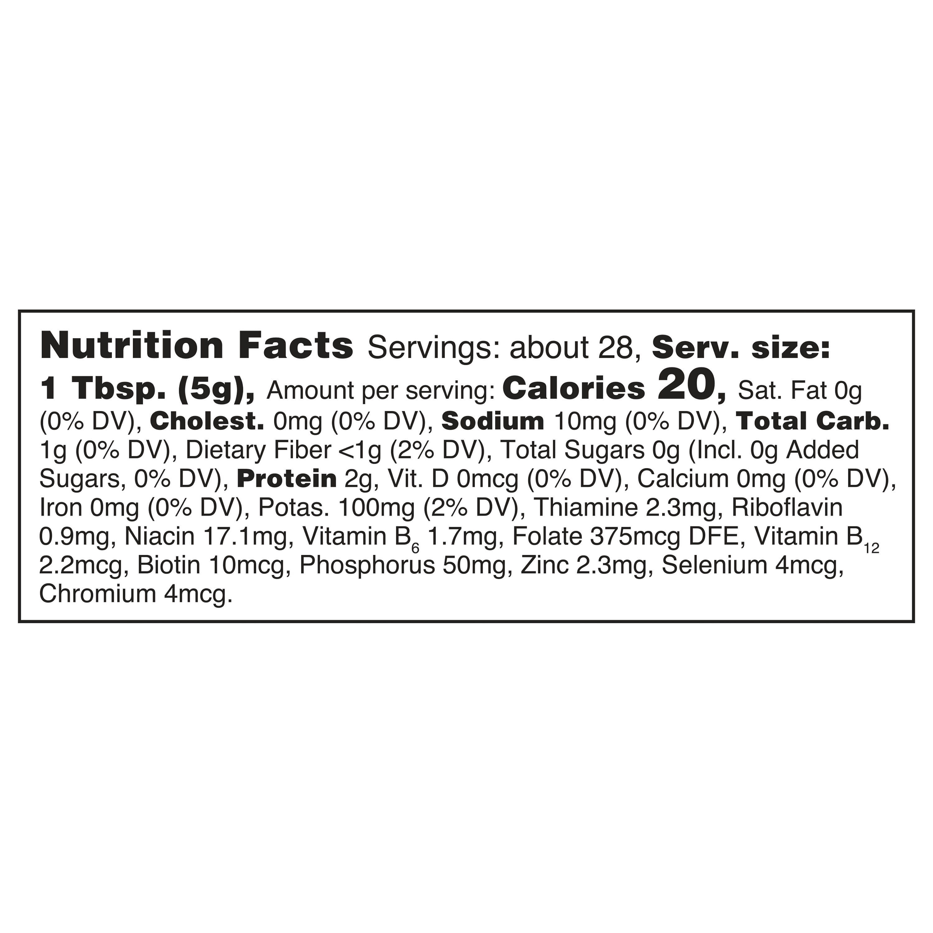 Great Value Nutritional Yeast Flakes, 5 oz