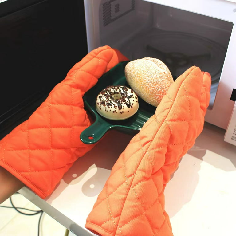 2 Pcs Oven Mitts for Kitchen Heat Resistant Oven Gloves