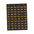thumbnail image 2 of Gráfico De Bolsillo Para El Aula Con Organizador De Bolsillo Numérico Para El Gabinete Del Dormitorio Del Hogar Gris 30 Bolsillos, 2 of 8