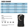 thumbnail image 4 of Kdxio Abstract Starry Sky Moon for Men's Muscle T-shirt,Sleeveless for Workout Running Athletic Gym Lounge Casual, 4 of 5