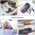 thumbnail image 6 of Uemuo lighthouse Waves Torrential Rain Printed Large Pencil Case, Big Capacity Pencil Pouch Stationery Pen Bag, Storage High Capacity Bag Pouch Holder Box Organizer, Marker Pen Case, 6 of 9