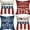 A003- Style C, variant on 18X18 Throw Pillow Covers Set of 2 Patriotic Red White Blue Decorative Couch Throw Pillows for Living Room Farmhouse Outdoor Patio Fourth of July Decorations