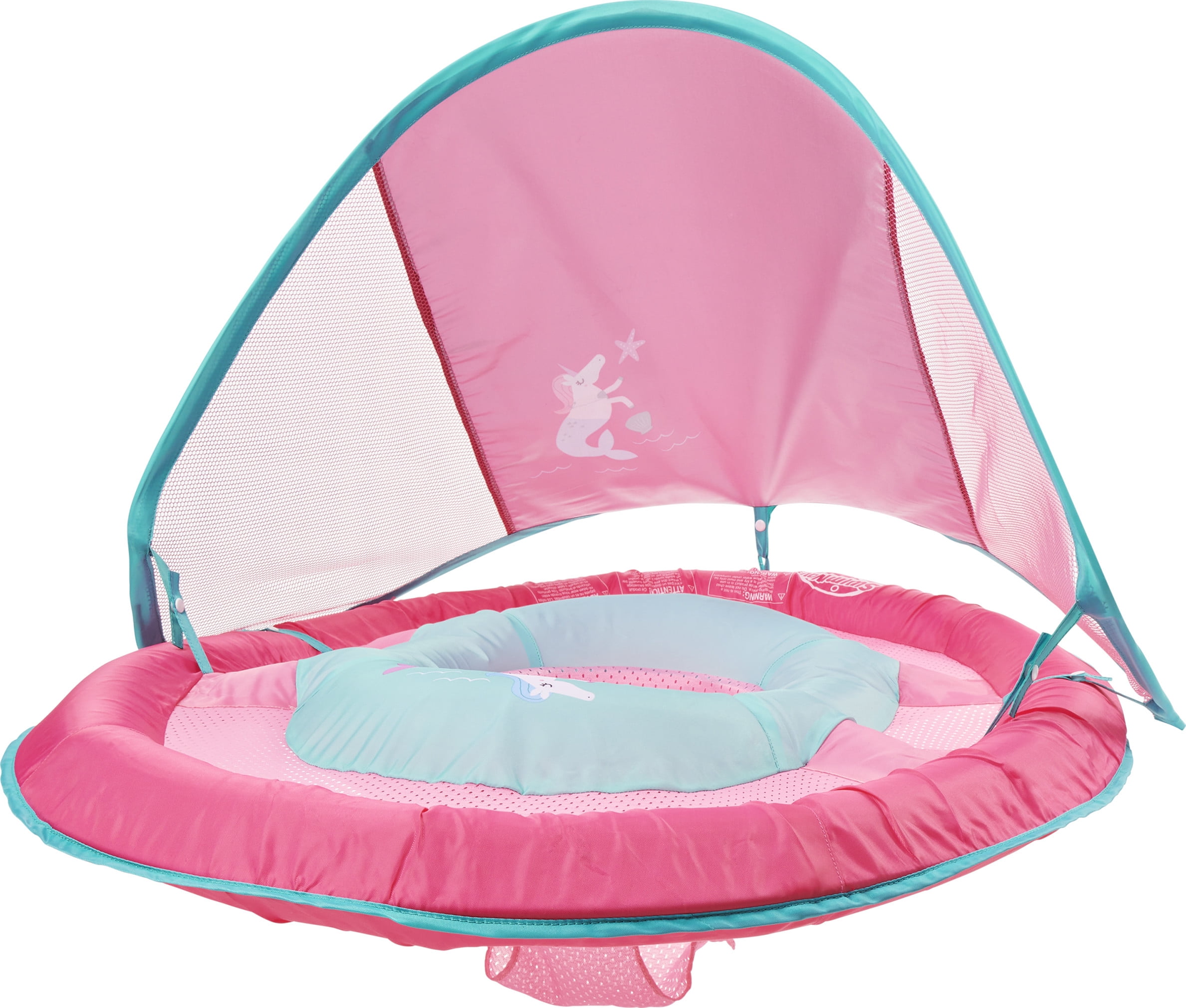 Unicorn NWT SWIMWAYS Character Baby Spring Float with Canopy 