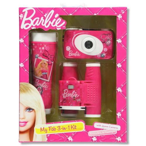 Print melodisk Uartig Barbie My Fab 3-in-1 Kit Camera, Binoculars & Flashlight - Walmart.com
