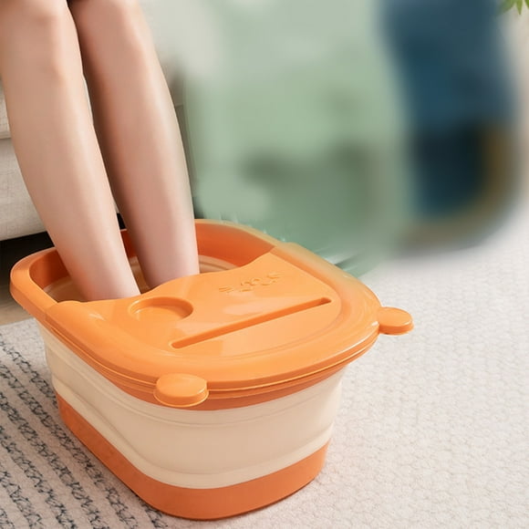 Foot Soaking Bath Tub Basin - Foot Bath Basin For Soaking Feet - Foot Soak Tub - Plastic Foot Bucket With Handles And Massage Acupoint