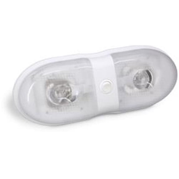 Bargman Interior Light No. 76 Double With Lens & Switch- 7 x 4 x 2 in.