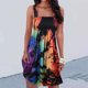 thumbnail image 1 of WILLBEST Vestidos Casuales Para Mujer Vestido Casual De Fiesta De Verano Con Estampado De Acuarela Para Uso Diario Y Vacaciones Diseño De Camisola Combínalo Con Una Cubierta Transparente Para Un Look, 1 of 3