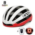 thumbnail image 1 of RNOX-casco de ciclismo para hombre, protector de cabeza con luz LED recargable, resistente al agua, para bicicleta de carretera y montaña Fivean Cascos de ciclismo, 1 of 2