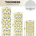 thumbnail image 4 of Yellow Lemon Fruit Leaves White Pattern Kitchen Rugs Sets Of 3,Kitchen Runner Rugs Non Skid Washable,Decorative Kitchen Floor Mats for Kitchen,Sink,Laundry,17"x30"+ 17"x47" + 17"x59", 4 of 6