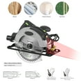 Compact 5500RPM Circular Saw with Laser Guide, 71/4'' Blade, 045