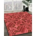 thumbnail image 3 of Ahgly Company Machine Washable Indoor Rectangle Transitional Orange Area Rugs, 7' x 10', 3 of 7