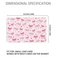 thumbnail image 3 of Pink Bows and Hearts Credit Card Skin Stickers, Cute Bank Card Skin Cover, Gift Idea 4 Pack, 3 of 7