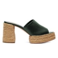 thumbnail image 2 of XYD Women Espadrilles Platform Sandals Open Toe Chunky Block Heel Mules Fashion Summer Beach Shoes Size 7 Green, 2 of 4