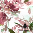 thumbnail image 4 of Plum Floral Shower Curtain, Watercolor Flower Shower Curtain for Bathroom, Modern Ink Decorative Fabric Shower Curtain Set with Hooks 72x72, 4 of 6