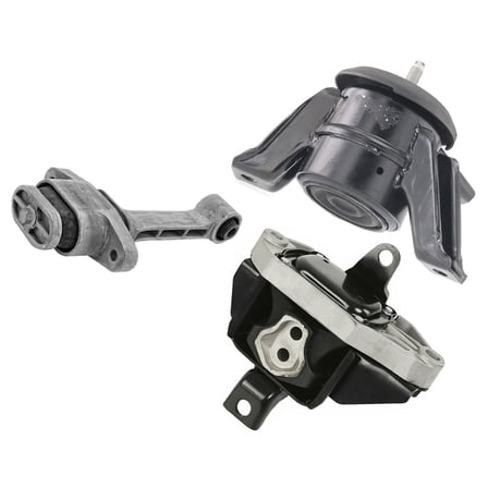 MotorKing Compatible with 16-21 Hyundai Tucson Kia Sportage 2.0L 2.4L FWD 10128 10058 10025 Engine Mount and Automatic Transmission Mount Set 3PCS 2016 2017 2018 2019 2020 2021