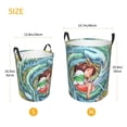 thumbnail image 5 of Spirited Away Laundry Hamper Basket with Handles, Lightweight Storage Basket Toy Organizer Dirty Laundry Basket Waterproof for College Dorms, Bedroom, Bathroom, 5 of 7