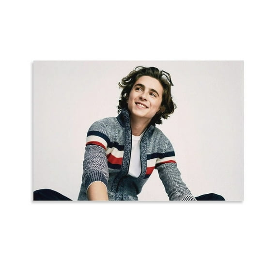 Timothee Chalamet Poster (2) Print Photo Art Painting Canvas Poster Home Decorative Bedroom Modern Decor Posters Gifts 24x36inch(60x90cm)