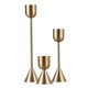 thumbnail image 2 of 6Pcs Chinese Style Metal Candle Holders Simple Golden Wedding Decoration Bar Living Room Decor Home, 2 of 5