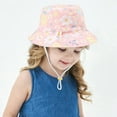 thumbnail image 3 of adviicd Sun Hats for Kids Wide Brim Mesh Bucket Hat Sun Protection Breathable Summer Fishing Safari Hat (F,One Size), 3 of 6