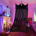 thumbnail image 4 of Advancent Halloween Horror colgante fantasma Control de voz sonido brillante Horror fantasma máscara colgante fantasma decoración fiesta casa embrujada Kits de decoración para fiestas Advancent HA007303-00, 4 of 6