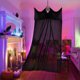 thumbnail image 4 of Advancent Halloween Horror colgante fantasma Control de voz sonido brillante Horror fantasma máscara colgante fantasma decoración fiesta casa embrujada Kits de decoración para fiestas Advancent HA007303-00, 4 of 6