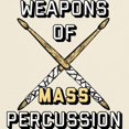 thumbnail image 3 of CafePress - Weapons Of Mass Percussion Light T Shirt - Men's Classic Graphic T-Shirt, 3 of 4