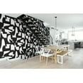 thumbnail image 4 of NextWall Ebony Organic Geometric Peel and Stick Wallpaper - 20.9 in. W x18 ft. L Roll, 4 of 7
