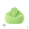 thumbnail image 1 of Sofá clásico Sillas Lazy Lounger Bean Bag Silla de almacenamiento Interior Exterior,Green,70*80cm, 1 of 8