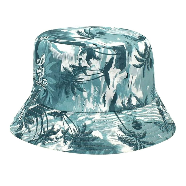 Summer Fashion Ladies Bucket Hat Men S Tropical Wind Coconut Tree