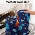 thumbnail image 5 of Dark Blue Dinosaur Volcano Pattern Bathroom Rugs Mat,Non Slip Microfiber Bathroom Rug,Rubber Backing,Soft Bathroom Mats for Bathroom Floor,Tub and Shower,17x27in(43x68cm), 5 of 5