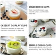 thumbnail image 2 of Miangastore 4 Pcs 200 ml Coupes à Cupcakes en Verre Simples Coupes à Dessert Coupes à Boisson Réutilisables, 2 of 9